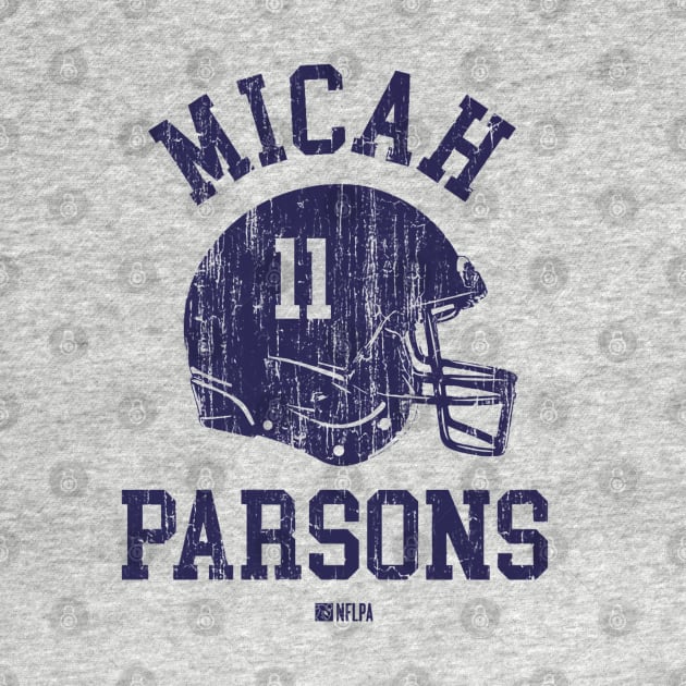 Micah Parsons Dallas Helmet Font by TodosRigatSot